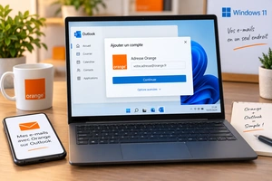 Ajouter son adresse Orange dans le nouvel Outlook (Windows 11)